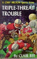 Chip Hilton Triple-Threat Trouble Cover Art
