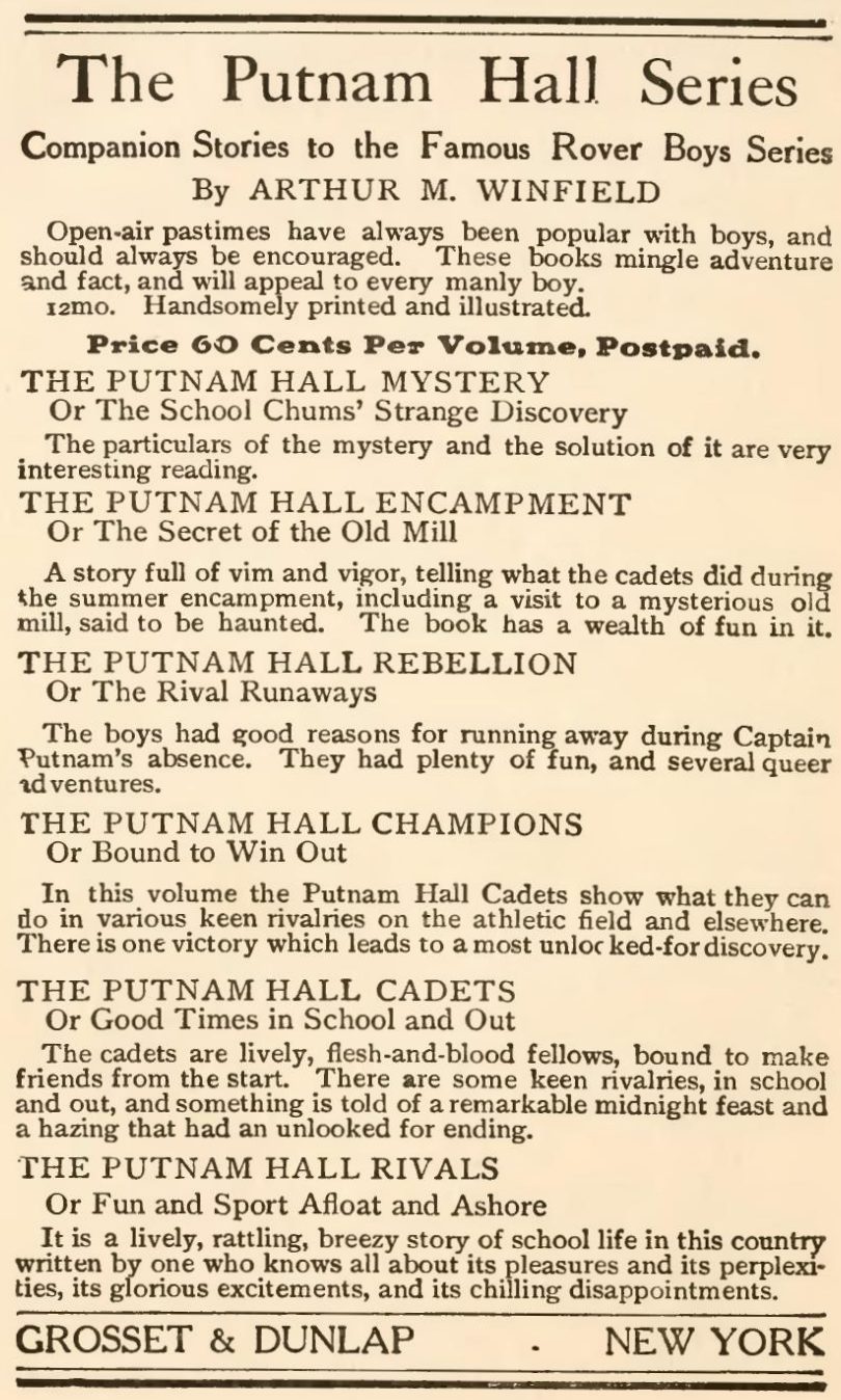 Putnam Hall Cover