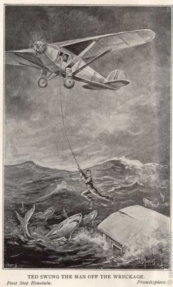 Ted Scott Frontispiece Art