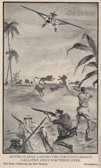 Ted Scott Frontispiece Art