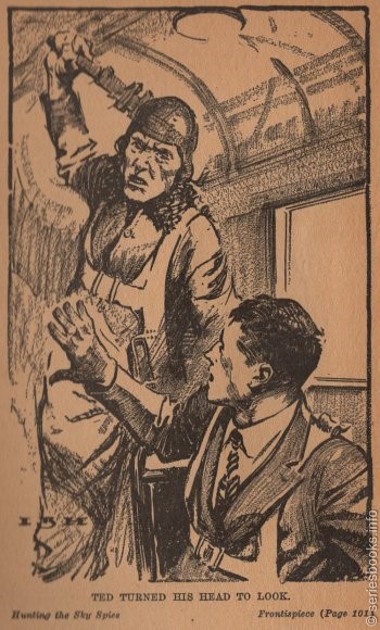 Ted Scott Frontispiece Art