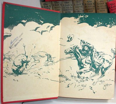 X Bar X Boys endpapers